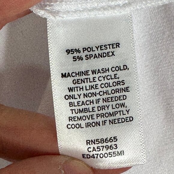 Nordstrom 2022 Open Edit White V-Neck Ponte Mini‎ Dress Size XS Sheath Slit Boho - Picture 10 of 11